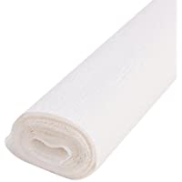 Kentop Papel crepé- crepé- para origam- decoración DIY (blanco)